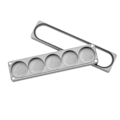 Miniatyrbilde 7 av 8: Køtuppbevaringsboks Aluminiumslegering Magnetisk suge Køtuppbeholder for biljardspillere 5 hull