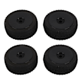 Pikkukuva 1 / 8: 4 kpl RC-kumirenkaita, vahva pito, korkea kulutuskestävyys, joustavat 17 mm:n pyörät Redcat Blackille