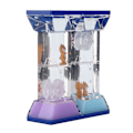 Miniatyrbilde 7 av 8: Fargerik Liquid Motion Bubbler Sandtimer for sensorisk lek og skrivebordsdekorasjon