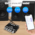 Pikkukuva 2 / 8: Digitaalinen äänitehostevahvistimen moduuli 2.1-kanavainen DC 12‑24V Bluetooth-vahvistinkortti myymälän kotiteatterikaiuttimille