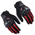 Miniatyrbild 4 av 8: Full Finger Touch Screen Motorcykel Handskar Andas Touchscreen Handskar med Full Hand Red