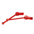 Miniatyrbillede 8 af 8: 2 stk. forreste bageste drivaksel aluminiumslegering RC CVD forreste bageste drivaksel til Traxxas Latrax Teton 1/18 bil
