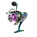 Miniatyrbillede 4 af 8: Spinnehjul Metalspinnende fiskehjul Gapless 5.0:1 Hastighedsforhold fiskehjul til ferskvand saltvand SK1000