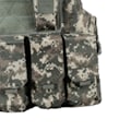 Miniatyrbild 7 av 8: Militärväst för män Lätt justerbar utomhusträningsväst Flerfunktions utomhusutrustning för fiske och resor ACU