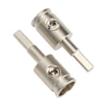 Miniatyrbilde 7 av 8: 2 STK Amp Inngangsreduserer 0 Gauge til 4 Gauge Messing Strøm Jordingsledning Reduserer for bil Universal