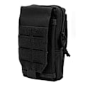 Miniatyrbillede 5 af 8: Molle Mobiltelefon Bæltetaske Multipurpose Taljetaske Dobbeltlags taljetaske til mænd til udendørs camping Fiskeri Sort
