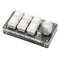 Miniatyrbilde 4 av 8: 6 Tasters Mini Tastatur med Knott Blå Bryter Kablet USB Trådløs Bluetooth Dobbel Modus Tilkobling DIY Programmerbart Mekanisk Tastatur Hvit