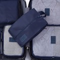 Miniatyrbild 3 av 5: 7 set packningskuber Vattentät, smutsavvisande Oxford-tyg Bagageförpackningsorganisatorer för resor Cyan