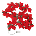 Miniatyrbild 8 av 8: Flower String Light 10 lysdioder Batteridriven verklighetstrogen dekorativ julslinga lampa för tält RV öppen spis