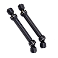 Miniatyrbillede 3 af 8: 2 stk. sort metal CVD drivaksel tilbehør til Axial SCX10/CC01/D90/D110 1/10 RC bil - Sort (88-113mm)
