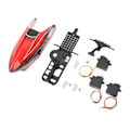 Miniatyrbild 3 av 8: RC Helikopter Servo Motor Set Plast Servo Täckplatta och Bas Set RC Helikopter Refit Tillbehör för WLtoys XK K110
