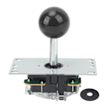 Pikkukuva 1 / 8: Arcade Joystick Gamepad DIY Joystick Arcade Game Fighting Stick -varaosat Pin Piirilevy pallopäällä Musta