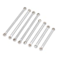 Miniatyrbild 2 av 8: RC Rod Linkage Kit CNC aluminiumlegering Lättvikts RC Suspension Links Set för Traxxas 1/18 RC Car Silver