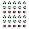 Miniatyrbillede 7 af 8: 30 stk. bueskydningsmålspapir recurve compound pulley bue helring skydemålspapir