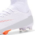 Miniatyrbilde 8 av 8: Knotter Herre Fotballsko Utendørs Innetrening Voksen Fotballsko Gress Trening Match Sport Sneakers Hvite 43