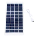 Pikkukuva 2 / 8: 4,5 W 5 V USB-lähtö Aurinkolatauspaneeli Monokristallinen pii Ulkokäyttöön tarkoitettu aurinkopaneelilaturi puhelimelle