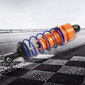 Miniatyrbillede 6 af 8: 2 stk. 92 mm RC olietryksjusterbar forreste støddæmper Passer til ZD Racing 7358 1/10 RC CarOrange