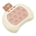 Miniatyrbilde 6 av 8: Push Pop Bubble Fidget Sensorisk leke Pedagogisk trykkavlastende Push Bubble leke for barn over 3 år Brun