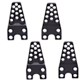 Pikkukuva 3 / 8: 4 kpl Metallinen iskunvaimentimen säätökiinnike tarvikkeet Axial SCX10 1/10 mittakaava RC Crawler Auto Black CA6243