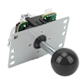 Pikkukuva 5 / 8: Arcade Joystick Gamepad DIY Joystick Arcade Game Fighting Stick -varaosat Pin Piirilevy pallopäällä Musta