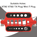 Miniatyrbillede 7 af 8: Aluminiumslegering loddestation RC-tilbehør til XT60 XT90 Bananstik T-stikforbindelse