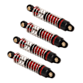 Miniatyrbild 5 av 8: 4st RC stötdämpare ersättningsdämpare i aluminiumlegering RC bildämpare för Traxxas 1/18 Röd