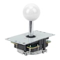 Miniatyrbilde 8 av 8: Arcade Joystick Gamepad DIY Joystick Arcade Game Fighting Stick Erstatningsdeler Pin Kretskort med kulehode Hvit