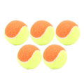 Miniatyrbillede 2 af 8: 5 stk. 6 cm gummi tennisbolde Elastiske squashbolde trykaflastningsbolde til træningsunderholdning Orange
