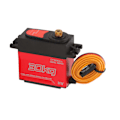 Pikkukuva 8 / 8: RC 30KG Servo Nopea Vaste Alumiiniseos 180 astetta vedenpitävä digitaalinen servo metallivarrella RC-auto vene robotti Punainen