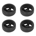 Pikkukuva 7 / 8: 4 KPL 1/8 GT RC-pyörät Vahva pito Maantiekilpa-ajorenkaat Kestävät maantiepyörät 17 mm adapterilla Musta