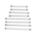 Miniatyrbild 5 av 8: RC Rod Linkage Kit CNC aluminiumlegering Lättvikts RC Suspension Links Set för Traxxas 1/18 RC Car Silver