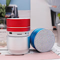 Miniatyrbilde 3 av 4: A10 Metall Bluetooth Høyttaler Mobiltelefon Datamaskin Notebook Subwoofer Mini Stålkanon Trådløst Kort Liten Høyttaler red