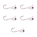 Pikkukuva 3 / 8: 5 kpl Talvikalastus Jigit Sarja Jääkalastuskoukut Viehe ahvenelle Crappie 3mm