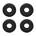 Miniatyrbillede 4 af 8: 4 stk. RC Crawler Dæk Fleksibel universel udskiftning RC Gummi Dæk Skin til 2,2 tommer store hjul