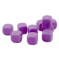 Pikkukuva 6 / 8: 30 kpl hauskoja tyhjiä noppia Set DIY Puzzle Pyöreä kulma 6-sivuiset nopat lautapeleihin Matematiikan oppiminen Violetti