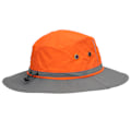 Miniatyrbillede 2 af 8: UPF50+ fiskehat med reflekterende stribe Mesh-ventiler Justerbar solhat med bred skygge til udendørs klatring i bjergbestigning Orange