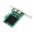 Miniatyrbillede 5 af 8: 1000M Gigabit Ethernet Netværkskort Dobbelt RJ45 Port 10/100/1000Mbps PCI Express Netværksadapter til Windows