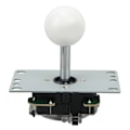 Miniatyrbild 6 av 8: DIY USB Controller Dator Rocker Oval Ball Joysticks med Control Chip för Arcade Game White