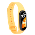 Miniatyrbild 4 av 8: M7 Smart Armband Multifunktion Silikon Dynamisk Färg Storskärm Fitness Watch Band för Puls Sömnövervakning Gul