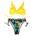 Miniatyrbillede 4 af 8: Kvinder Bikini Badedragt 2 Dele Vandtæt Åndbar Smuk Badedragt til Strand Svømning Fest