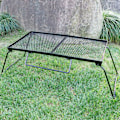 Miniatyrbillede 6 af 8: Camping Mesh Bord Sammenklappeligt Bærbart Jern Udendørs Netbord til Picnic Grill Havefest Simpelt Meshbord