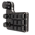 Miniatyrbilde 4 av 8: Mini 9-tasters tastatur med 3 knotter RGB Lys Blå Bryter DIY Programmerbar Universal Mini Makro Mekanisk Gaming Tastatur for PC