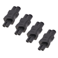 Miniatyrbillede 8 af 8: 4 STK IEC320 C6 til IEC320 C7 Strømadapter Plug and Play PDU Chassis Strømkonverter til Computer Laptop