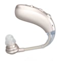 Miniatyrbild 5 av 8: Single Sound Amplifier Hörlurar Laddningsbar Bluetooth Sound Aid Förstärkare Öronsnäcka för filmtittande Silver