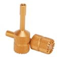 Miniatyrbilde 5 av 8: Drone Fjernkontroll Joystick Aluminiumlegering Utvidet Tommelspak for DJI Mini 3 Pro Fjernkontroll 2stk Gull
