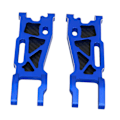 Miniatyrbillede 3 af 8: RC forreste ophængsarme sæt aluminiumslegering med kulplade RC forreste svingarme til TRAXXAS 1/8 4WD SLEDG Blue