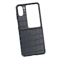 Miniatyrbillede 2 af 8: Ægte Læder Etui Foldbart Mobiltelefon Beskyttelsescover til Oppo Find N2 Flip Blå