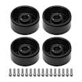 Pikkukuva 1 / 8: 4 kpl RC-auton pyörännavat 1,9 tuuman kestävää rautaa RC-telaketjuauton vanteiden navan vaihto Axial Blackille