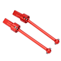 Miniatyrbillede 5 af 8: 2 stk. forreste bageste drivaksel aluminiumslegering RC CVD forreste bageste drivaksel til Traxxas Latrax Teton 1/18 bil