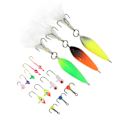 Miniatyrbild 6 av 8: Isfiske Jigs Set Rostfritt stål Isfiske Jig Head Krok Bärbara fiskediskantkrokar för sötvattensaltvatten